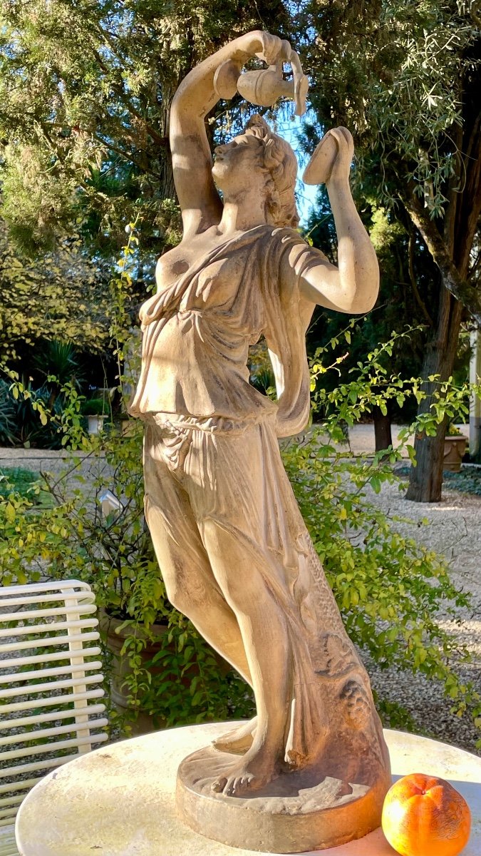 Bacchante In Terracotta, Late 19th Century -photo-1