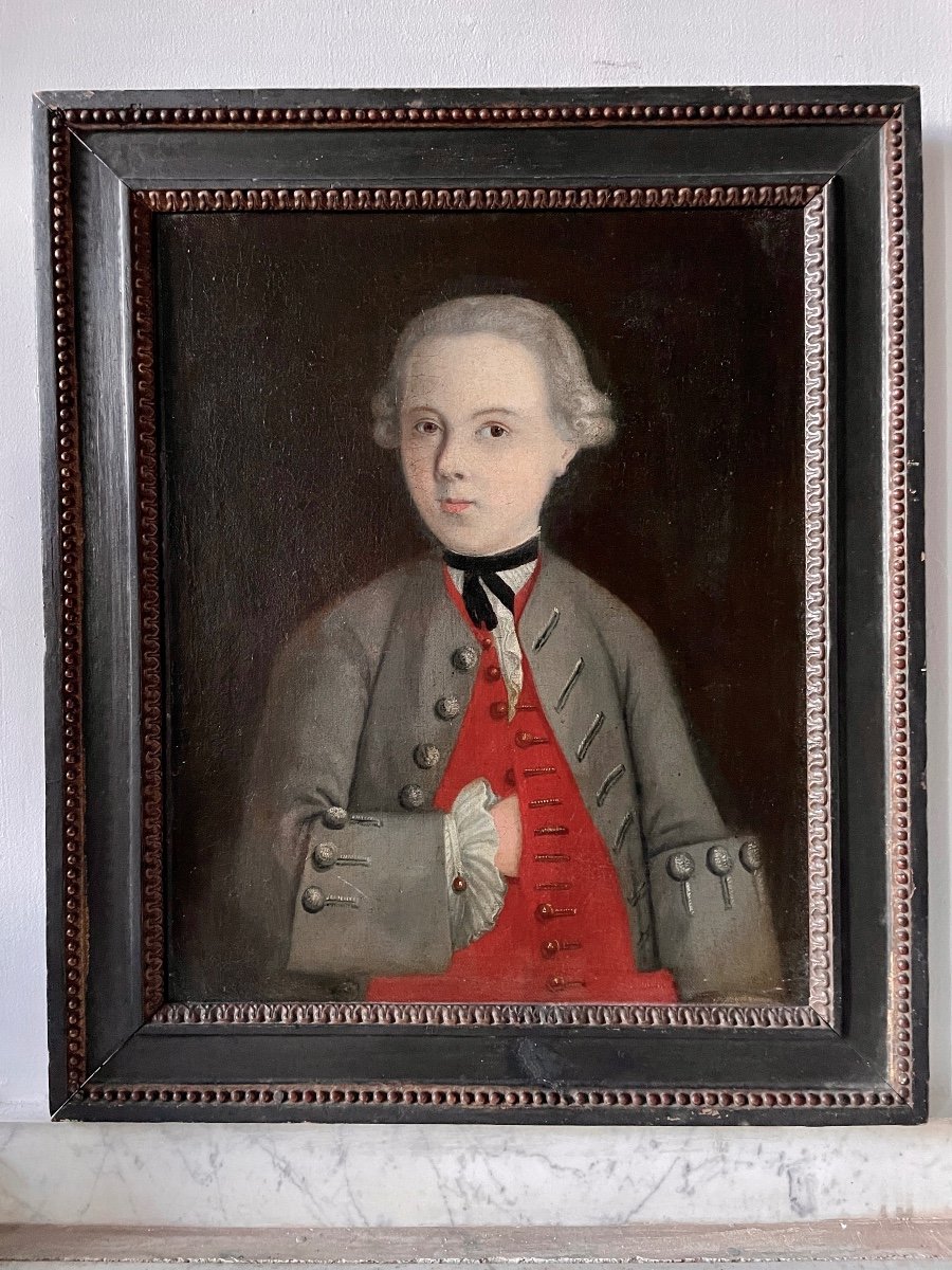 Portrait D’un Enfant-aristocrate D’époque Louis XVI-photo-4