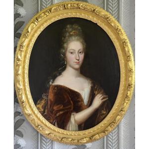 Large Portrait Of An 18th Century Aristocrat