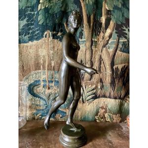Diana The Huntress - Bronze After Jean-antoine Houdon