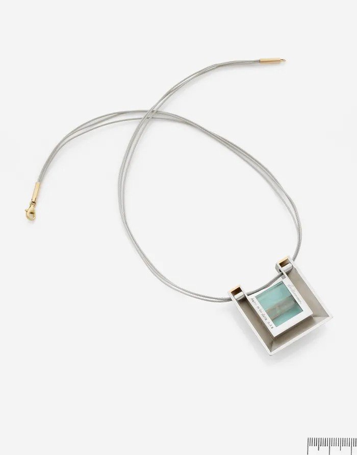 Bretterbauer Necklace In Platinum And Yellow Gold-photo-4