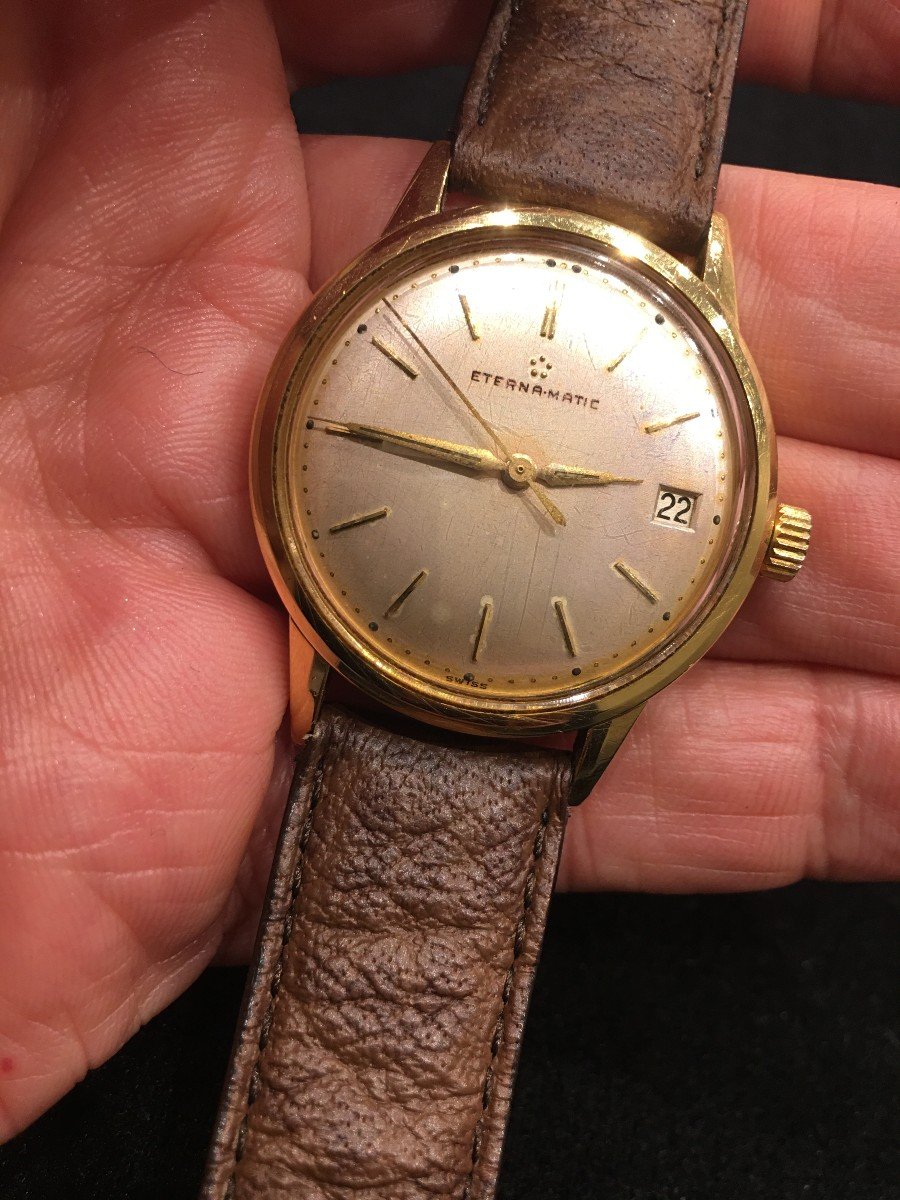 Eterna-matic 18ct Gold Watch-photo-4