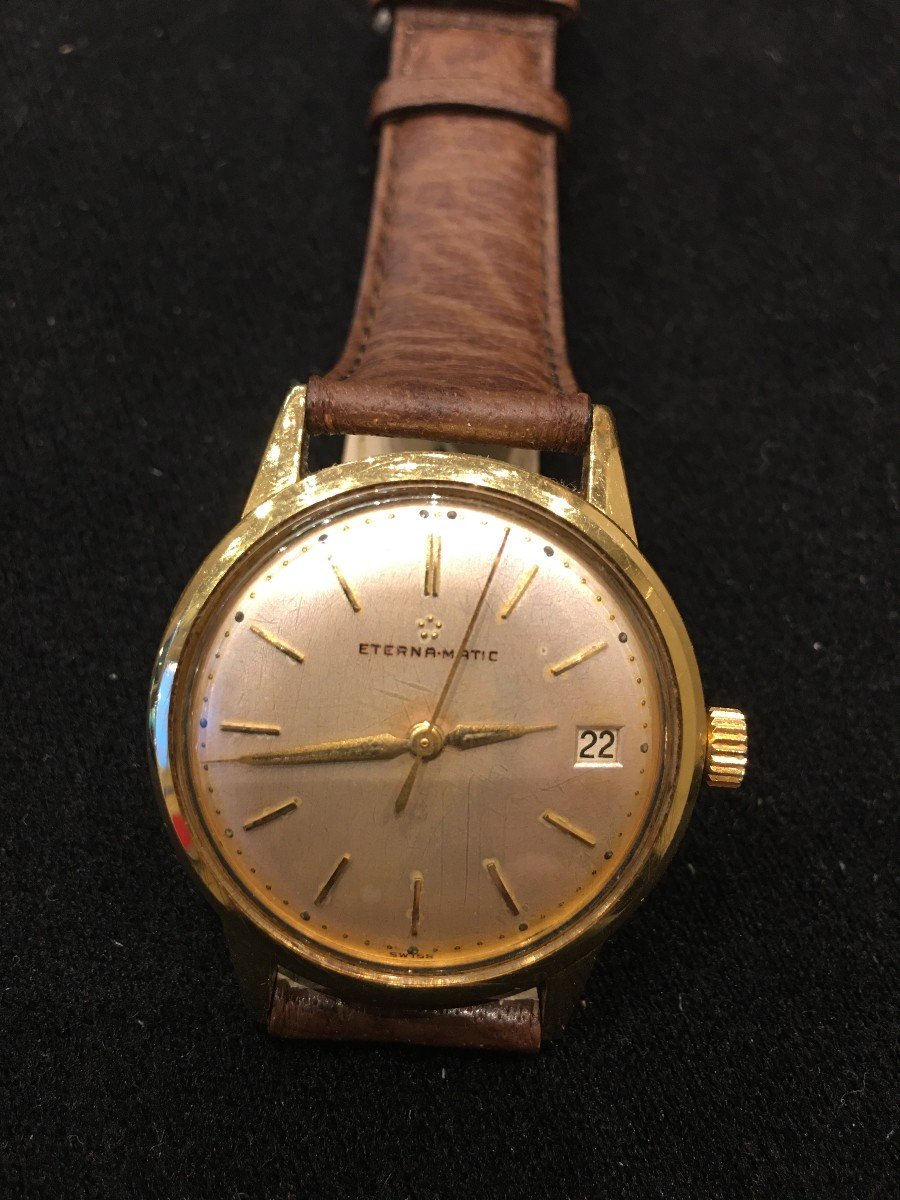 Eterna-matic 18ct Gold Watch