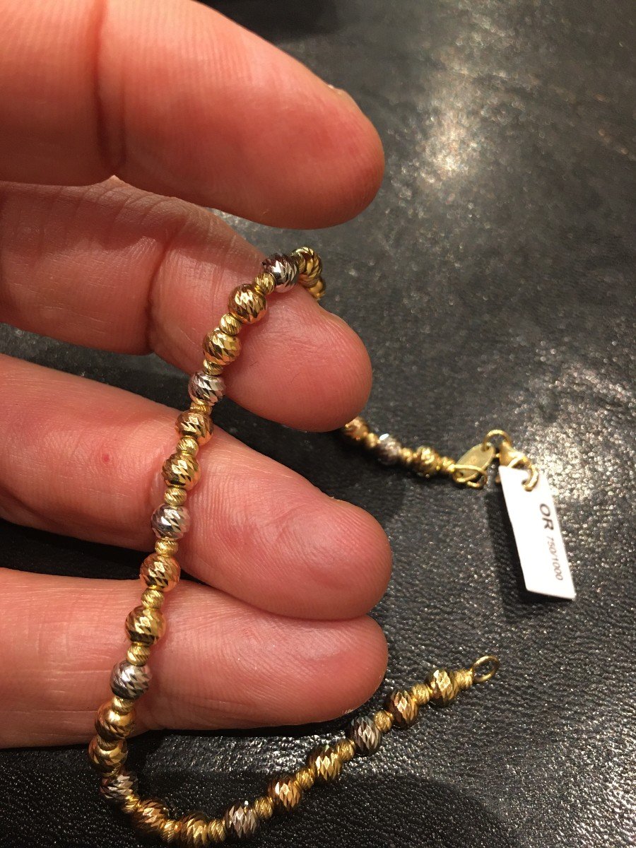 3 Gold 18 Carat Bracelet