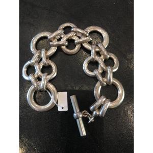 Bracelet En Argent Massif 91 Grs