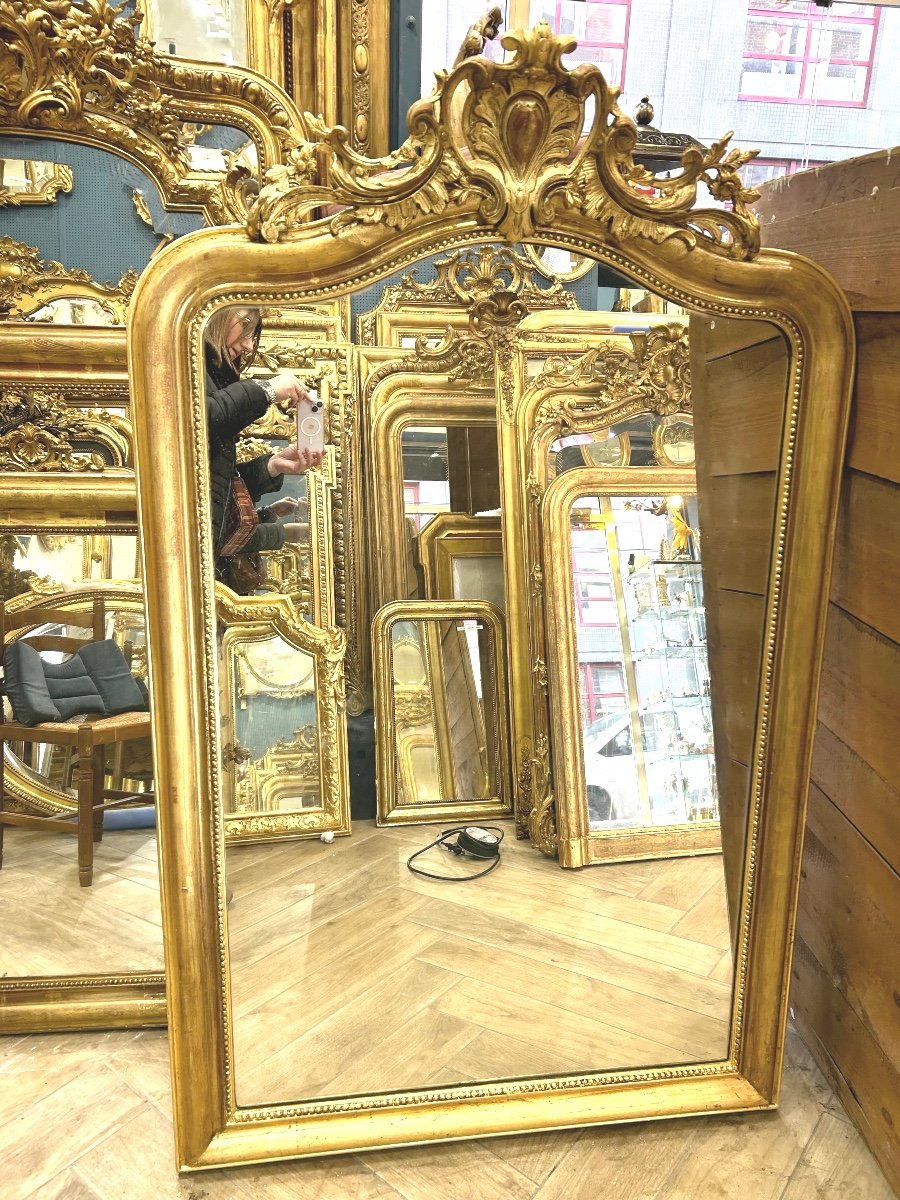 Miroir, Glace Louis XV Ref5158/ 163x100 Cm