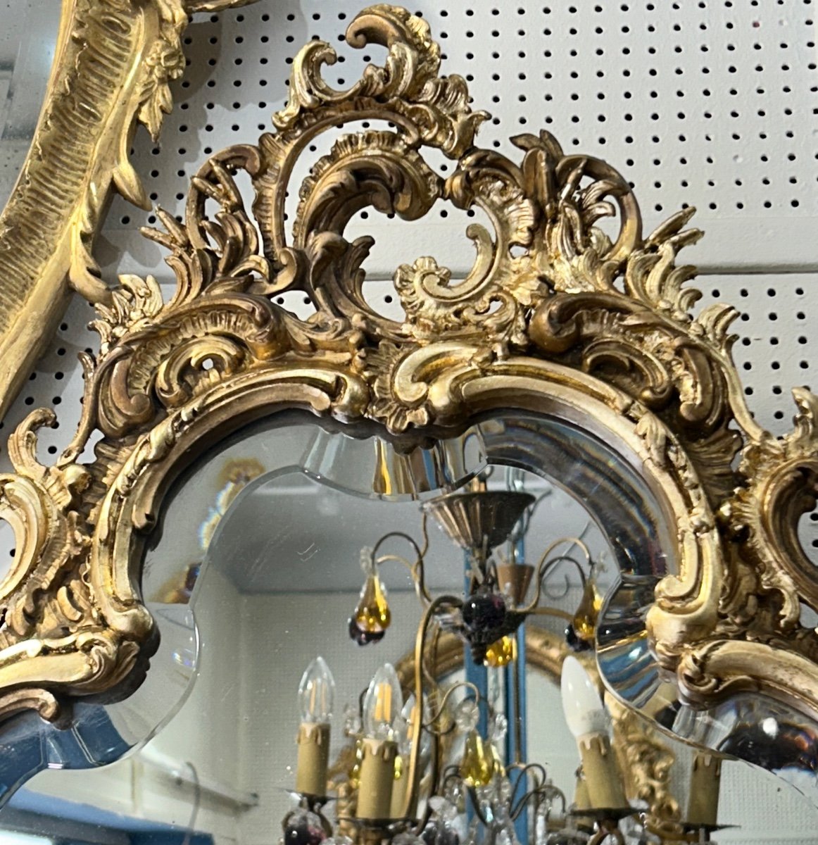 Louis XV Mirror 65x85 Cm-photo-2