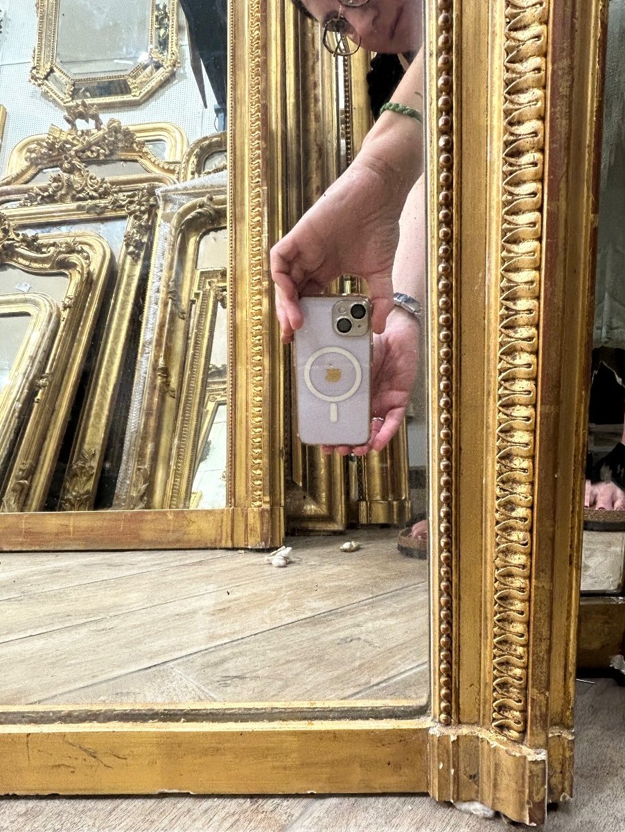 Louis XVI Ice Mantel Mirror Ref5305/ 77x114 Cm-photo-3