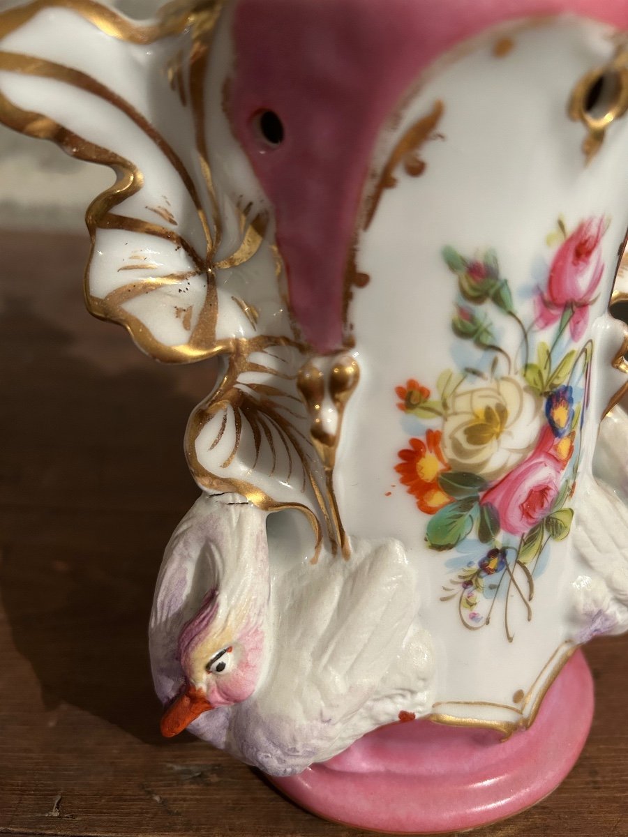 Tisanière En Porcelaine De Vieux  Paris -photo-2