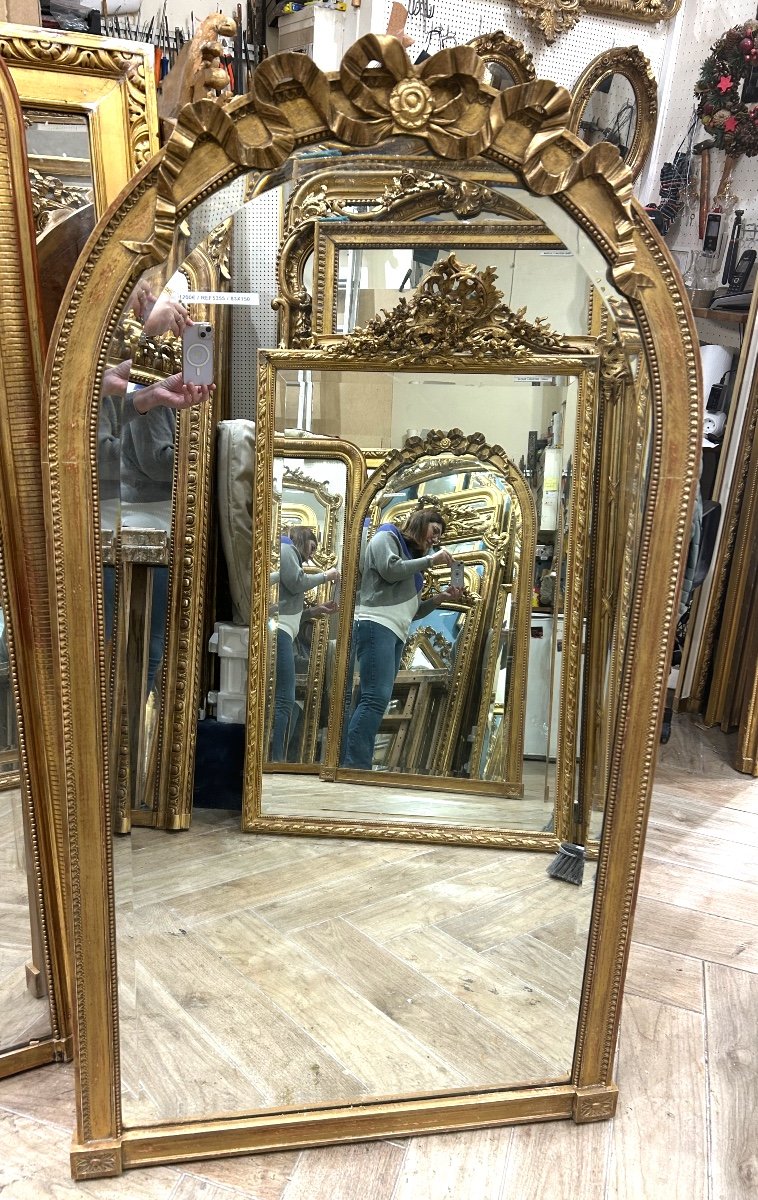 Louis XVI Mirror / 83x160 Cm Fireplace Mirror 