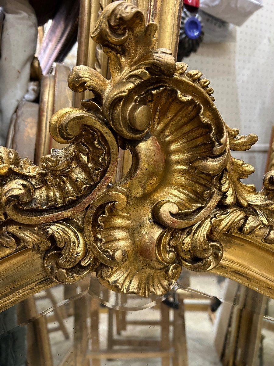 Louis XV Mirror 90x144 Cm-photo-2