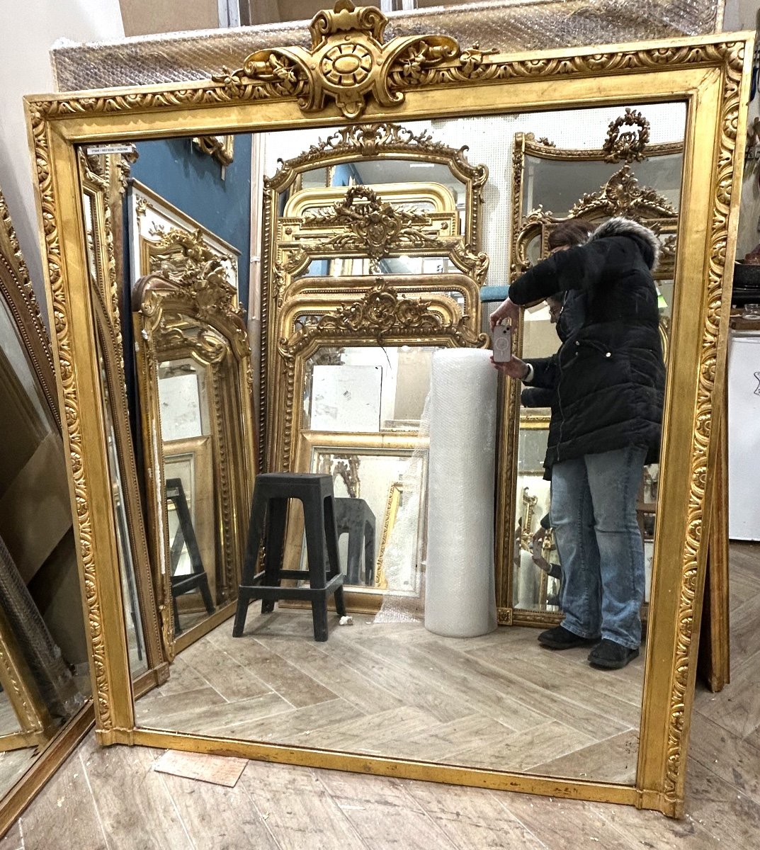 Miroir Louis XVI 143x164cm