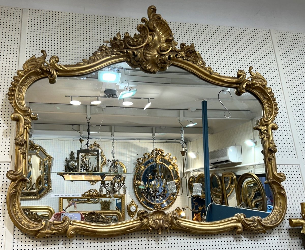 Miroir En Largeur Louis XV 110lx93h