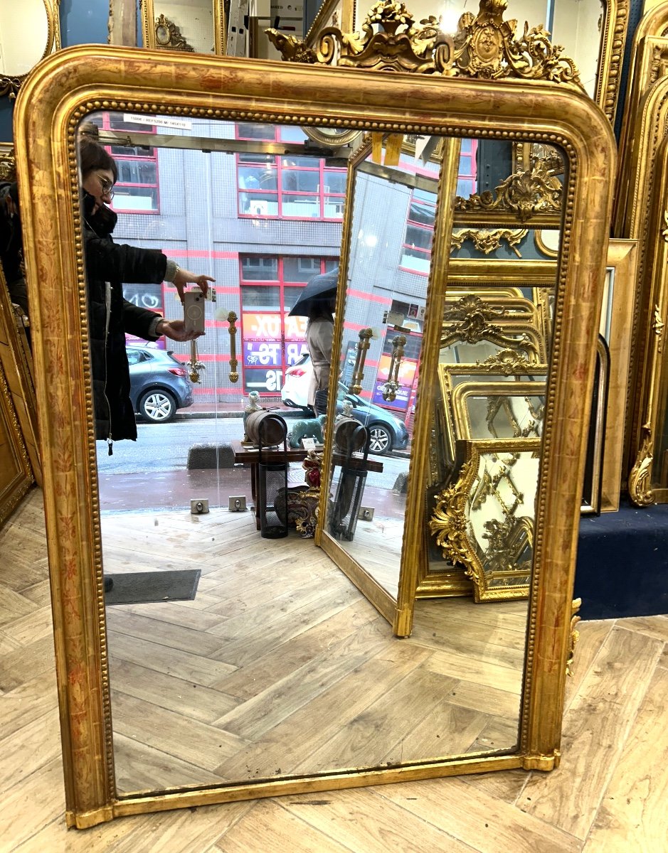 Louis Philippe Mirror, Fireplace Mirror 110x145cm