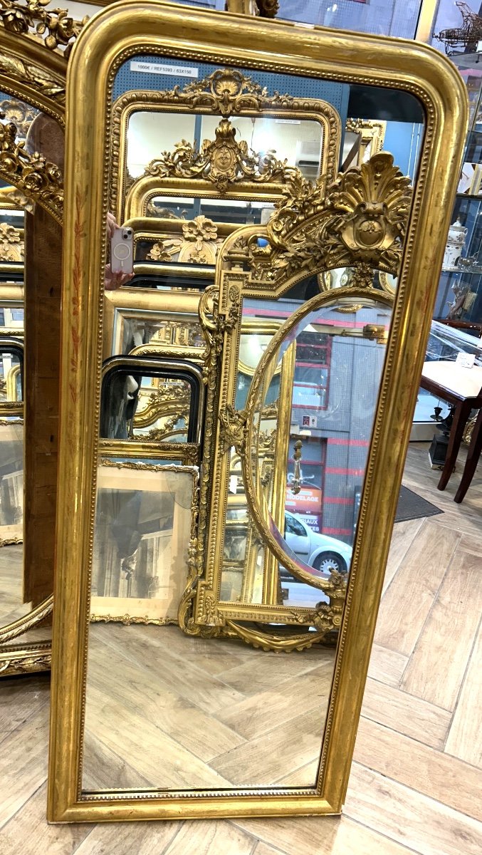 Narrow Mirror Glace Louis Philippe 63x150cm