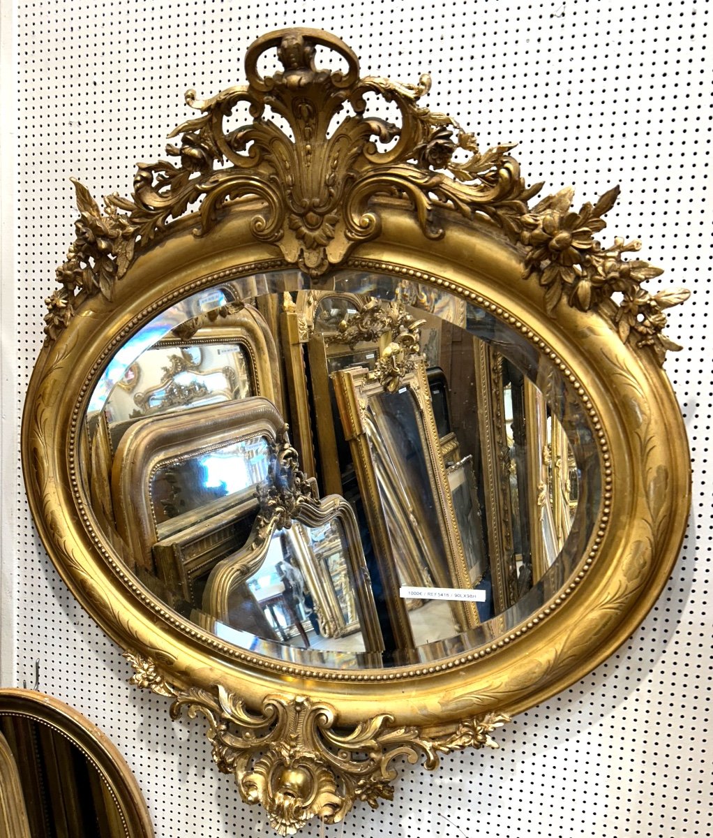 Oval Mirror Width 90x98cm