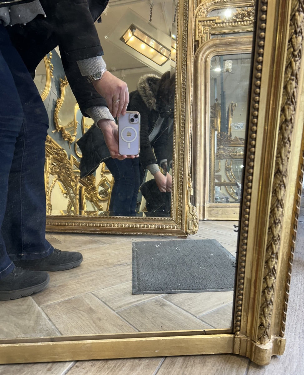 Miroir Louis XVI Glace De Cheminée 128x162cm -photo-4