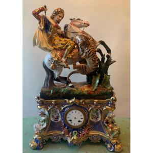 Old Paris Porcelain Clock 