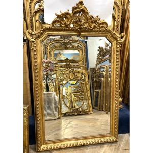 Miroir Louis XV Glace Ancienne 107x162 Cm