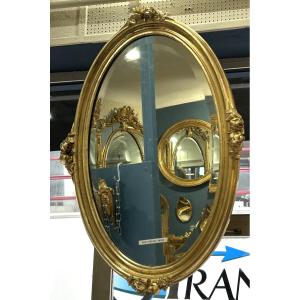 Miroir Ovale Art Nouveau 60x88 Cm