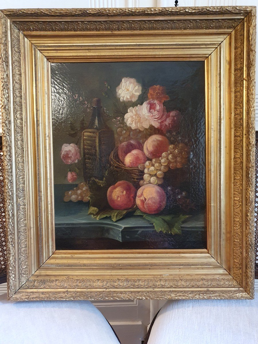 Flowers And Fruits 19th Century