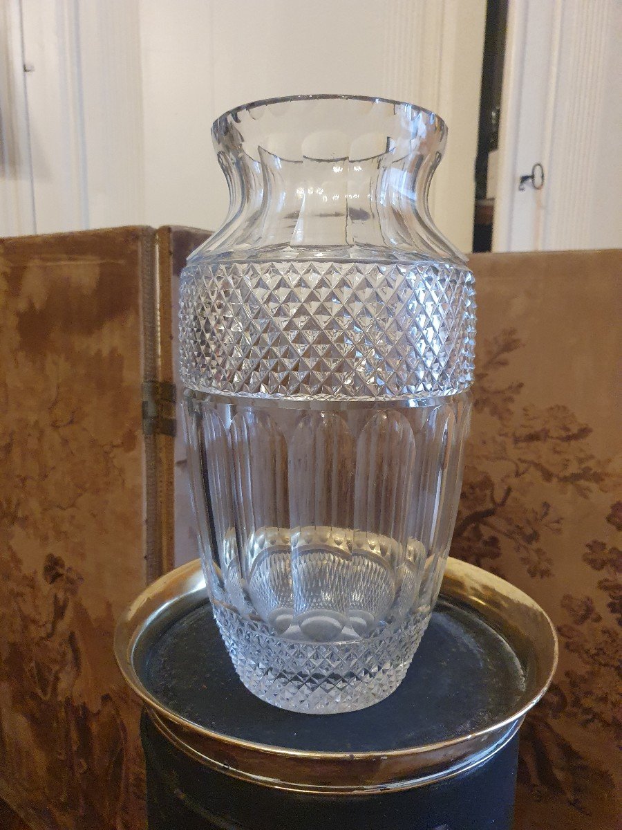 Large Crystal Vase