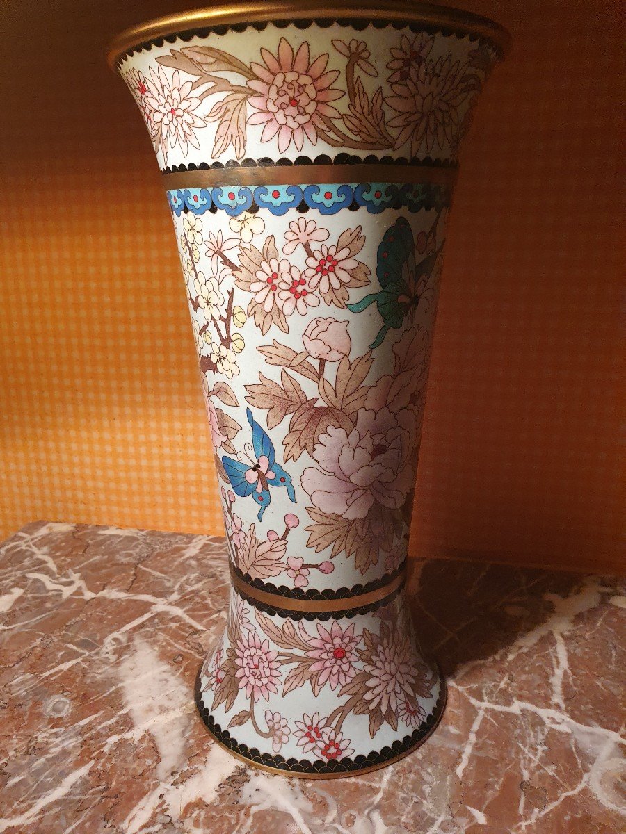 Vase En Cloisonné-photo-4