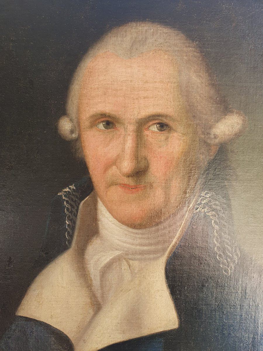 Portrait Of A Man, 18th Century-photo-4