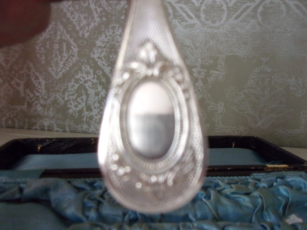 19th Century Sterling Silver Sprinkle Spoon-photo-1