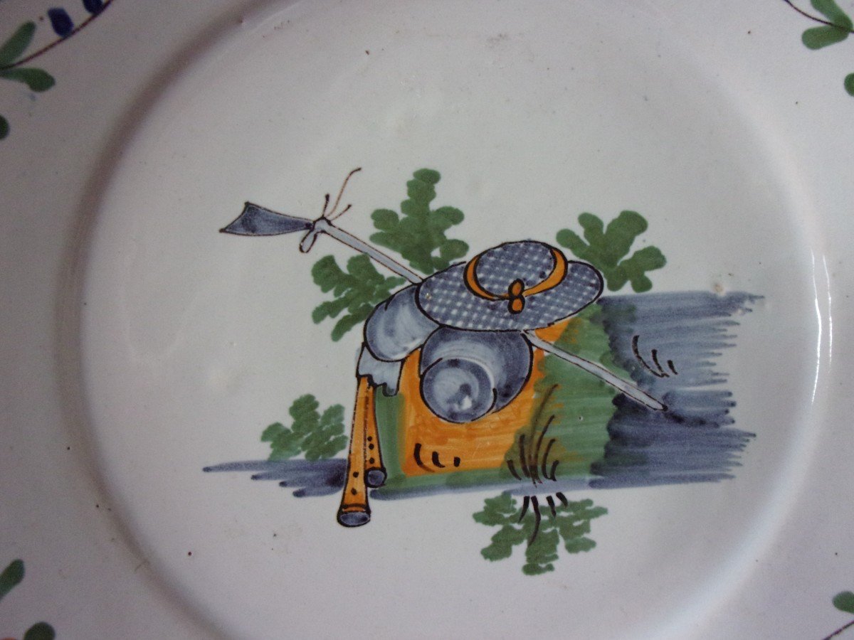 18th Century Nevers Plate-photo-2