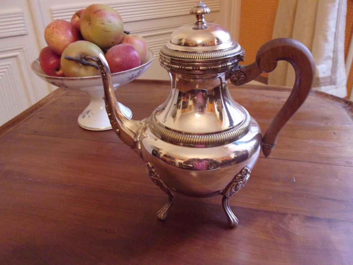 Silver Metal Tea / Coffee Service-photo-2