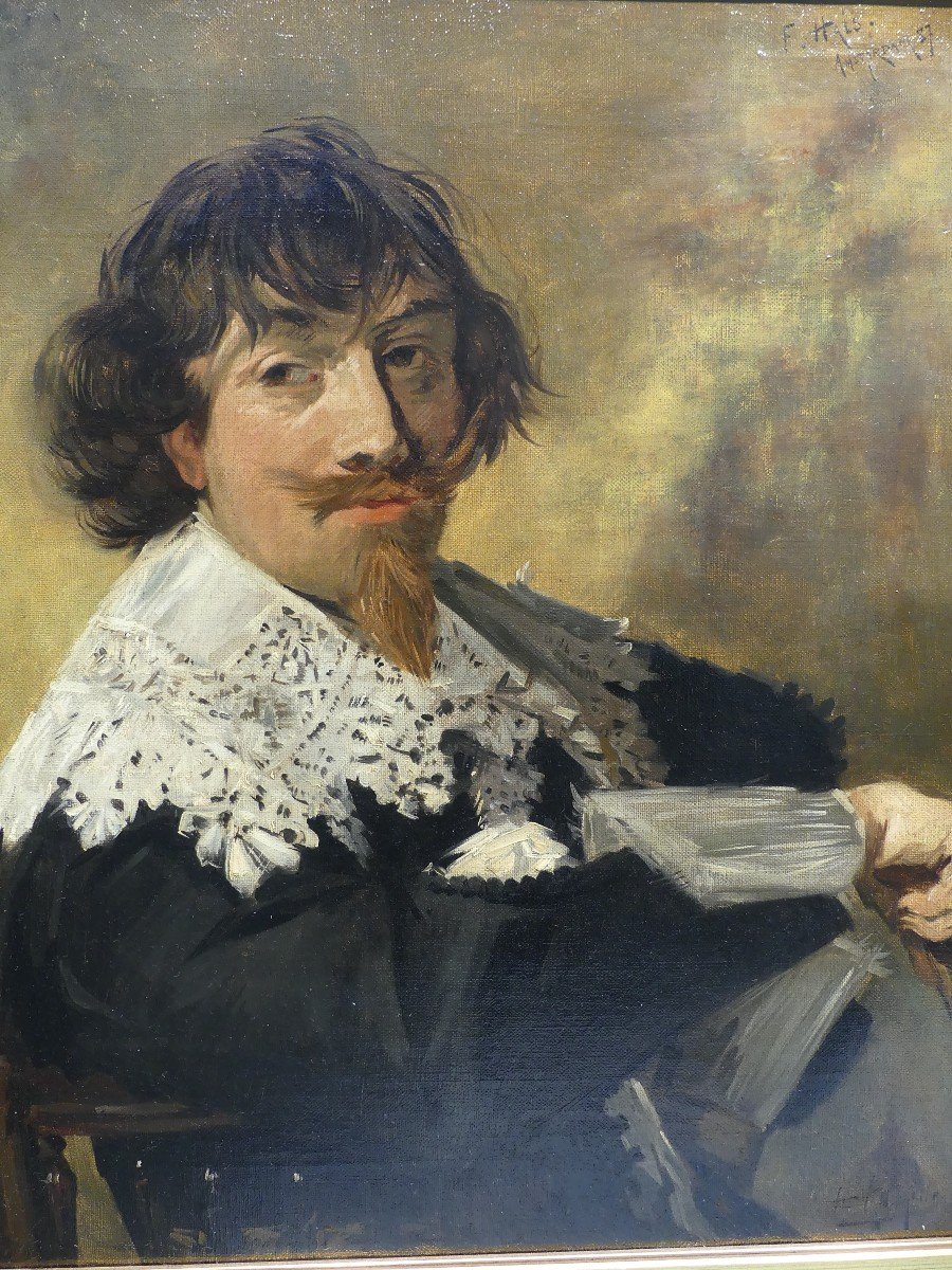 Henri Van Melle Portrait De Frans Hals-photo-2