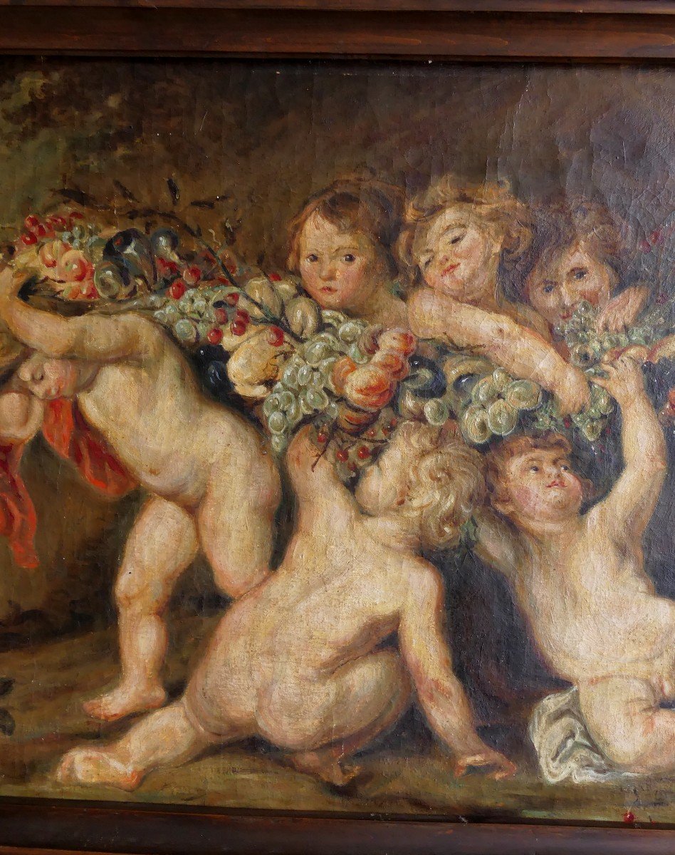 De Peter Paul Rubens "guirlande De Fruits"-photo-3