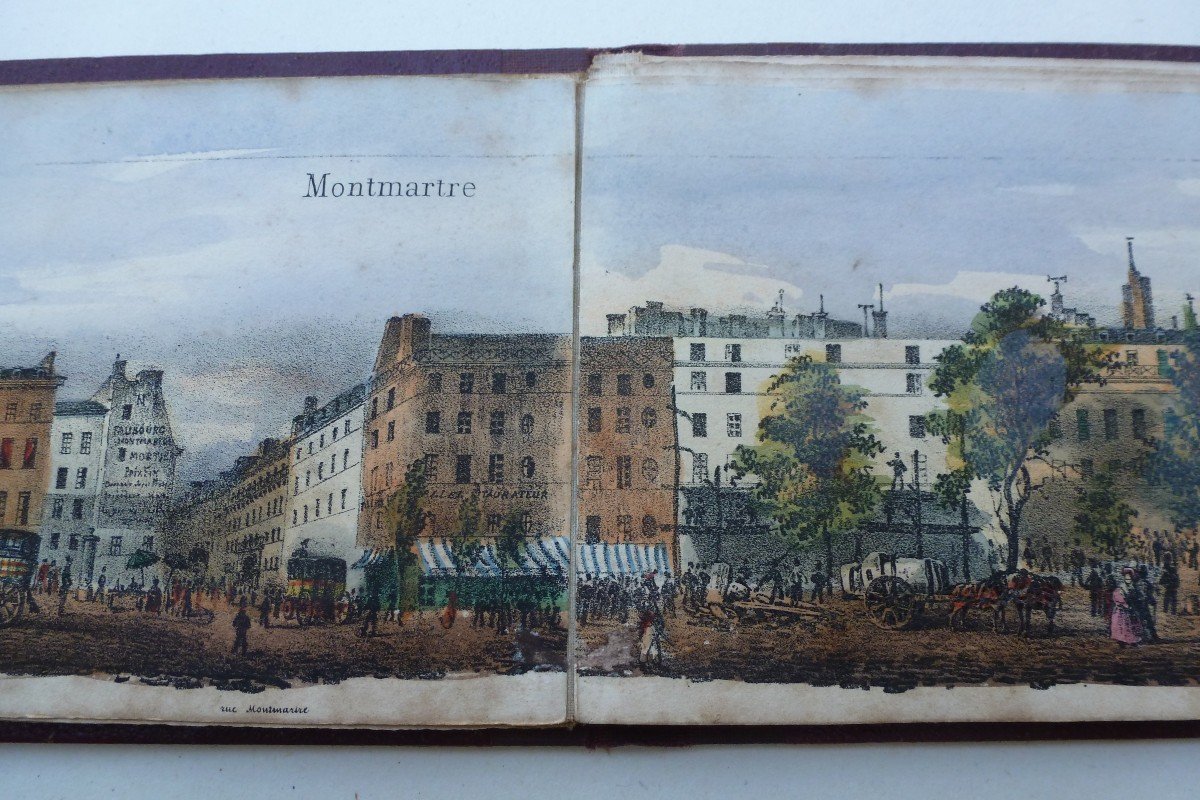 Leaflet “paris In Miniature” By Arnout Circa 1840-photo-2