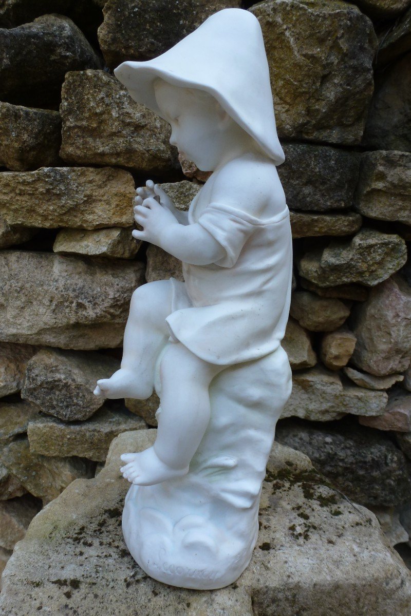 Statue en biscuit par LECORNAY-photo-4