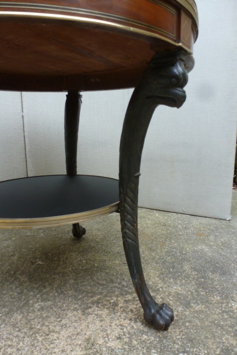 Living Room Pedestal Table From The Dictory Period.-photo-2