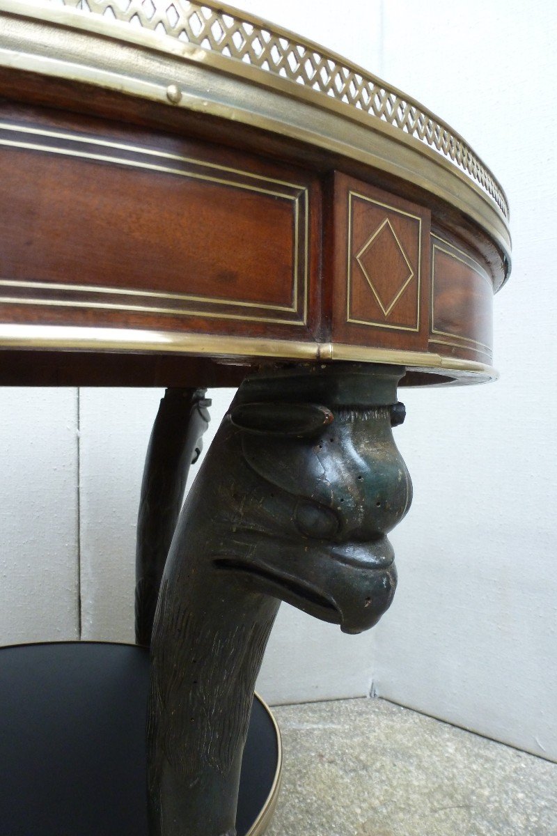 Living Room Pedestal Table From The Dictory Period.-photo-4