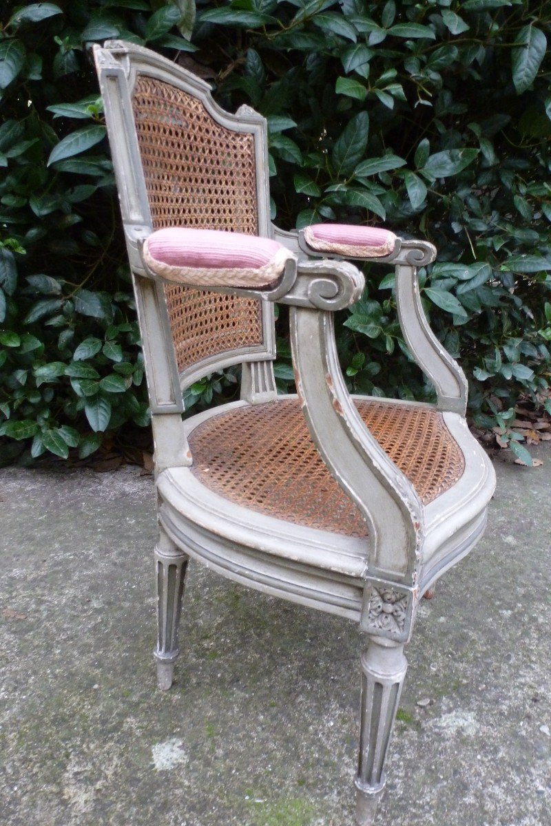 Louis XVI Style Child's Armchair -photo-2