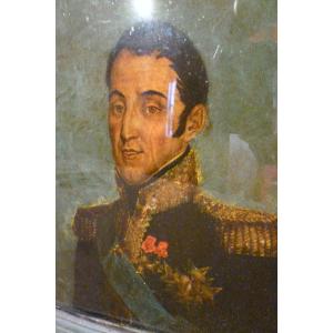 Fixed Under Glass: Duke Of Angouleme In Bust.