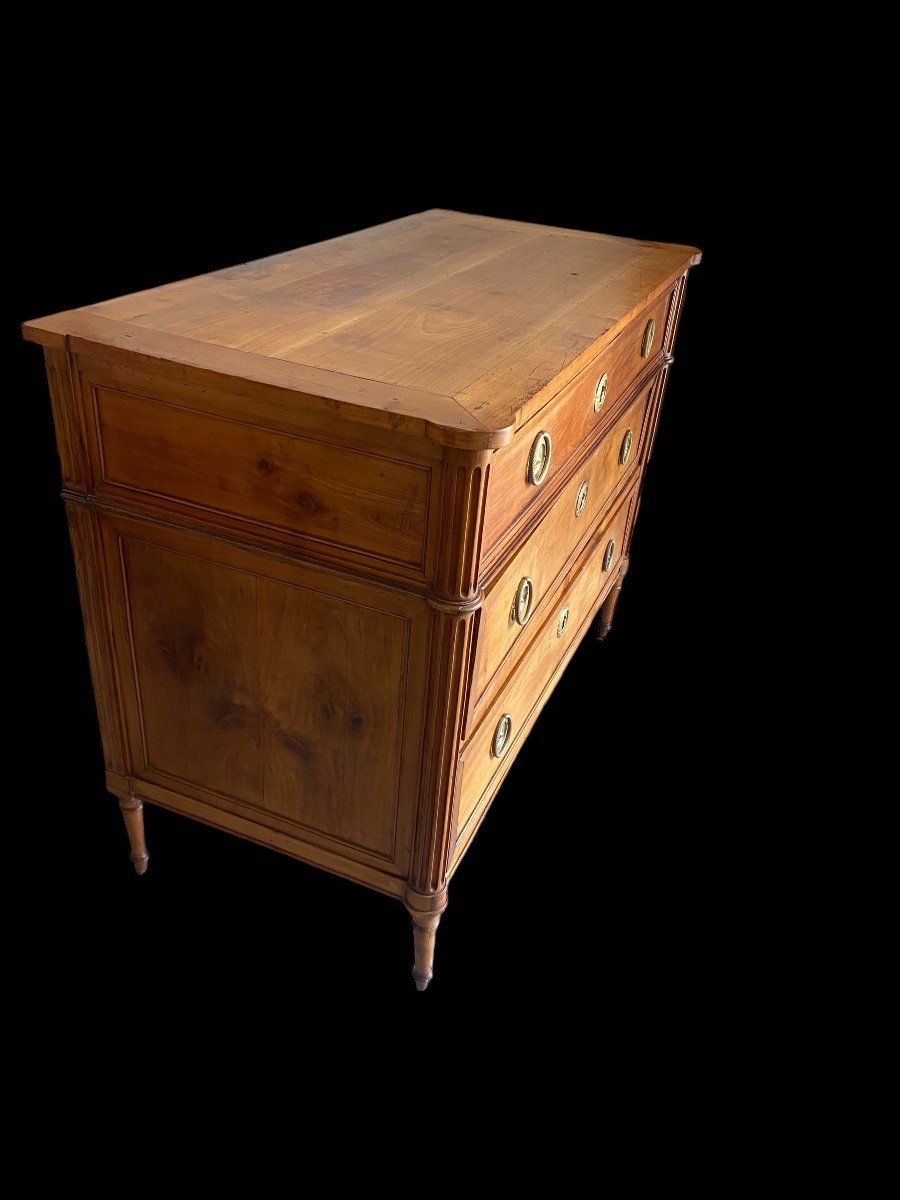 Louis XVl Chest Of Drawers 18th Cherry -photo-7