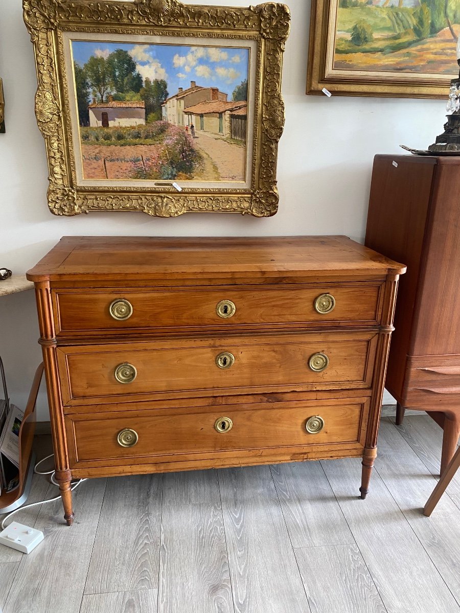 Louis XVl Chest Of Drawers 18th Cherry 