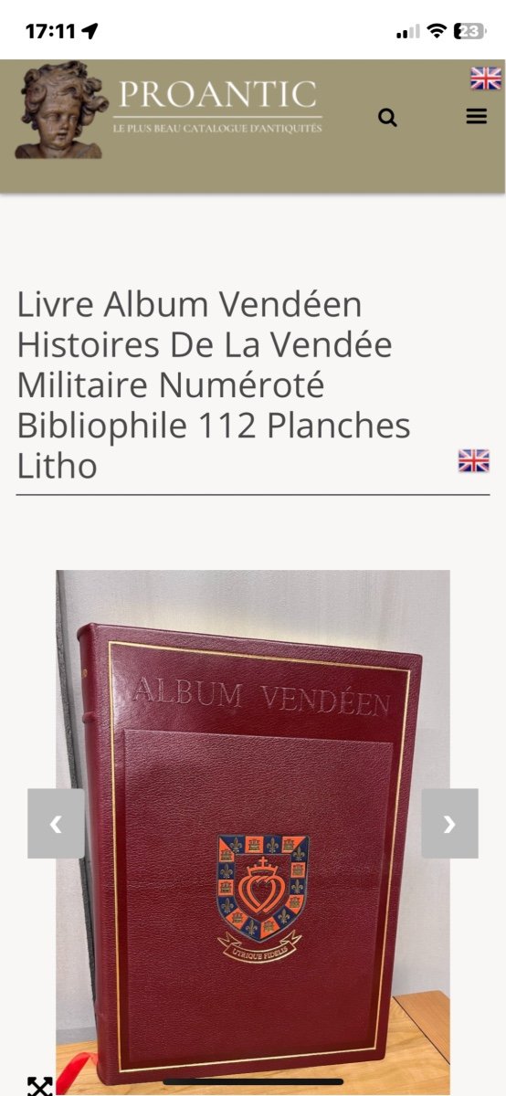 Vendéen Album New Condition -photo-4