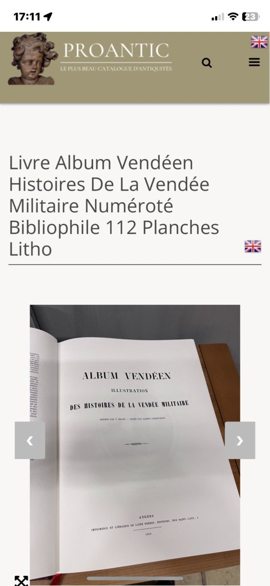Vendéen Album New Condition -photo-2