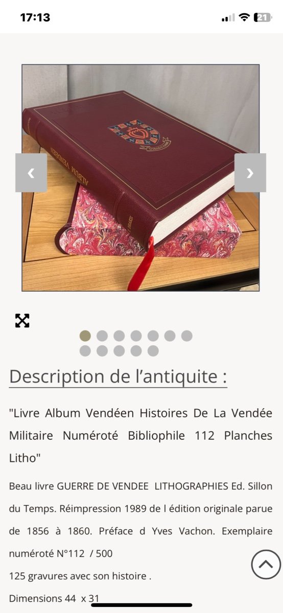 Vendéen Album New Condition -photo-6