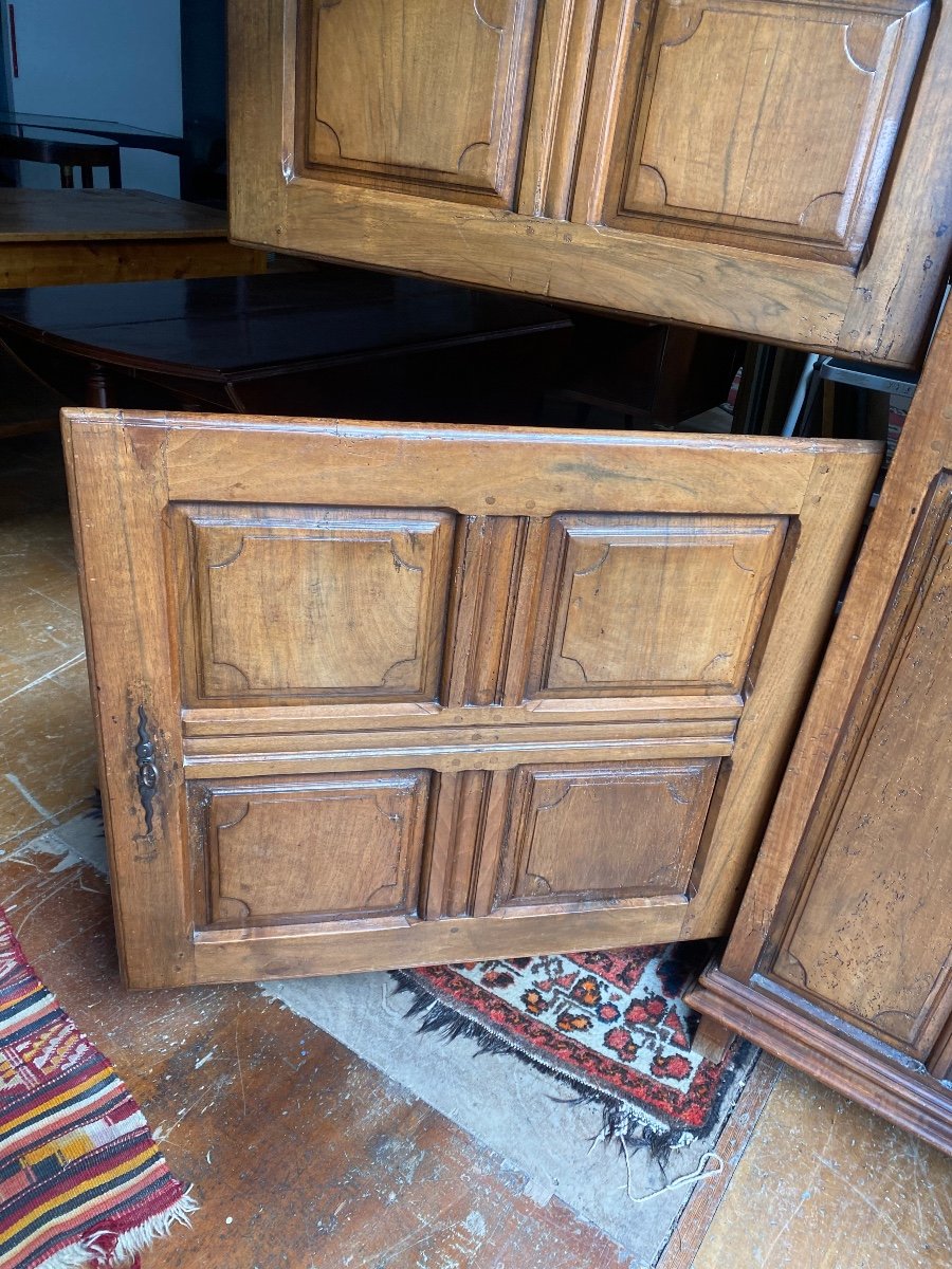 Cabinet 2 Doors Walnut Early 19th-photo-3