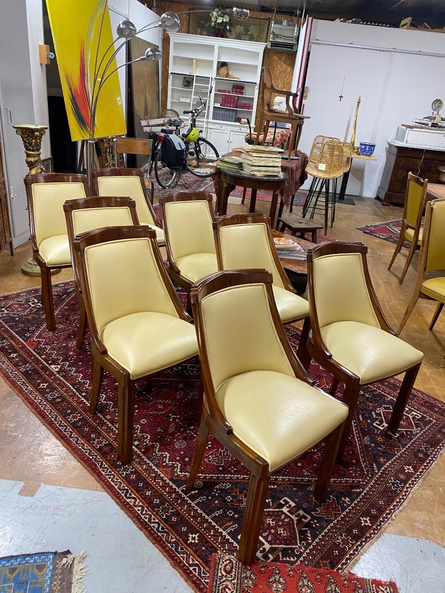 8 Gondola Chairs: Art Deco Work -photo-3