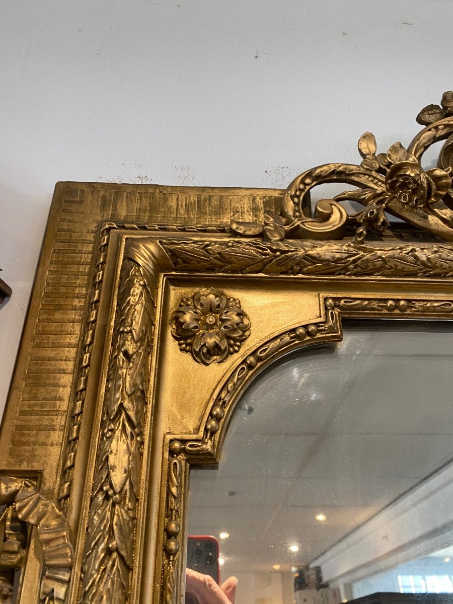 Napoleon III Gilded Mirror -photo-3