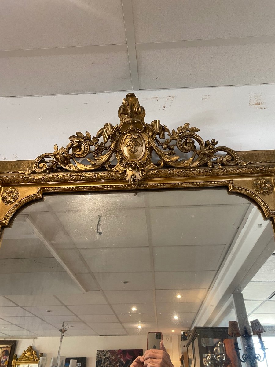 Napoleon III Gilded Mirror -photo-6