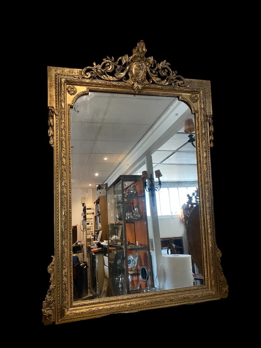 Napoleon III Gilded Mirror 