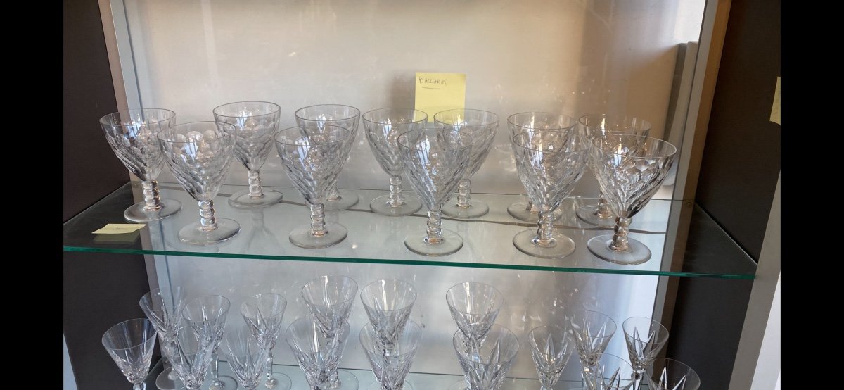 12 Baccarrat Water Glasses -photo-2